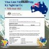 VISA 462: SUNSHINE VIETNAM CHÚC MỪNG EM NGUYỄN THIỆN ĐỊNH ĐÃ ĐƯỢC CẤP VISA LÀM VIỆC KẾT HỢP KỲ NGHỈ - TIỂU LOẠI 462 TỚI ÚC