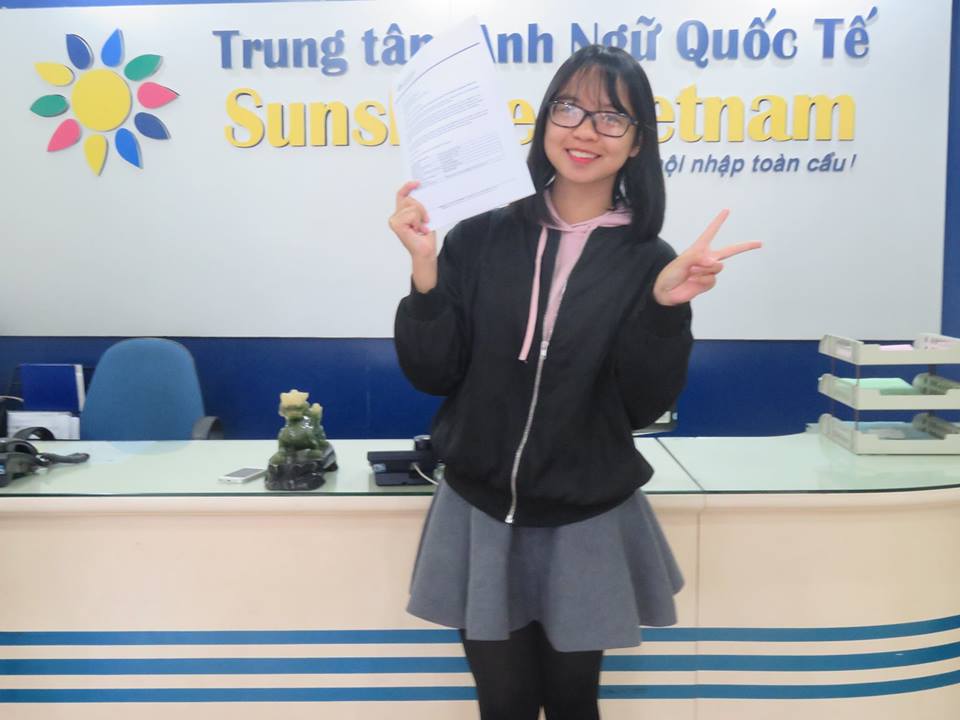 Visa du học Úc: Du học Sunshine Vietnam chúc mừng bạn Nguyễn Phương Nga đỗ visa du học Úc