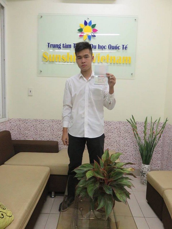 Visa du học Canada: Du học Sunshine Vietnam chúc mừng bạn An Thành Trung đỗ visa du học Canada