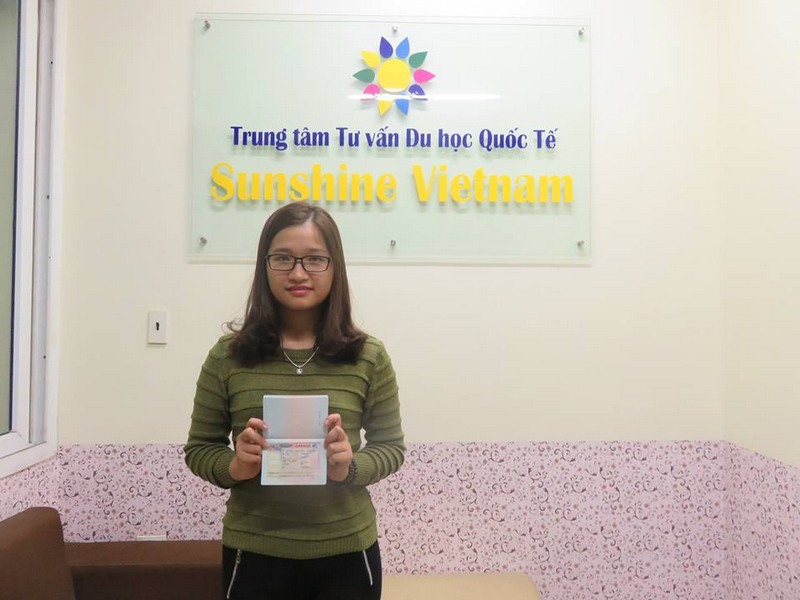 Visa du học Canada: Du học Sunshine Vietnam chúc mừng bạn Hoàng Thị Hương Hà đỗ visa du học Canada