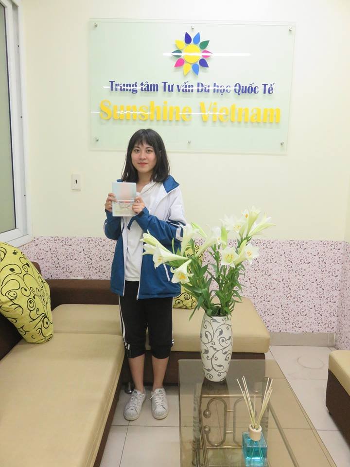 Visa du học hè Canada: Du học Sunshine Vietnam chúc mừng bạn Phạm Khánh Linh Trang đỗ visa du học hè Canada
