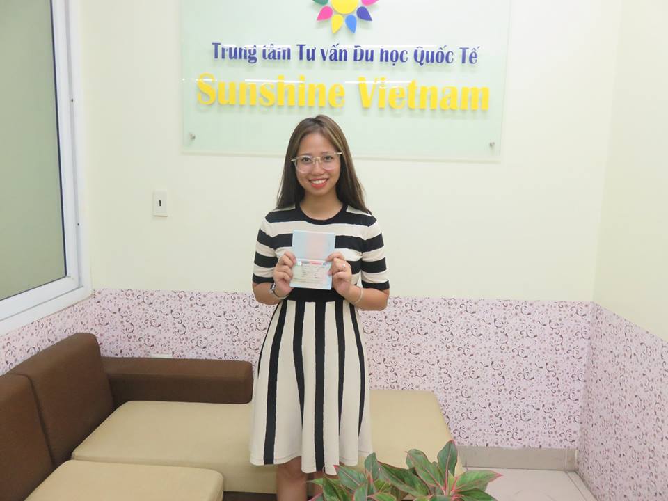 Visa du học Canada: Du học Sunshine Vietnam chúc mừng bạn Nguyễn Thị Hải Yến đỗ visa du học Canada