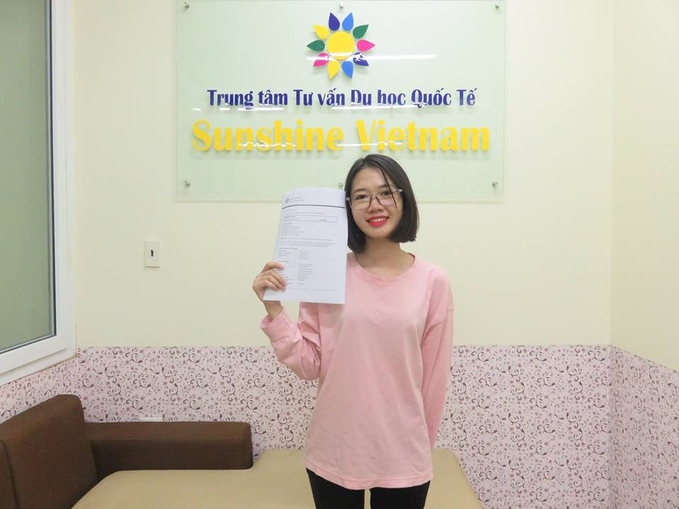 Visa du học Úc: Du học Sunshine Vietnam chúc mừng bạn Hoàng Thị Quốc Bội đỗ visa du học Úc