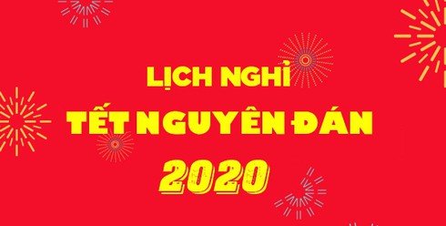 THÔNG BÁO NGHỈ TẾT CANH TÝ 2020